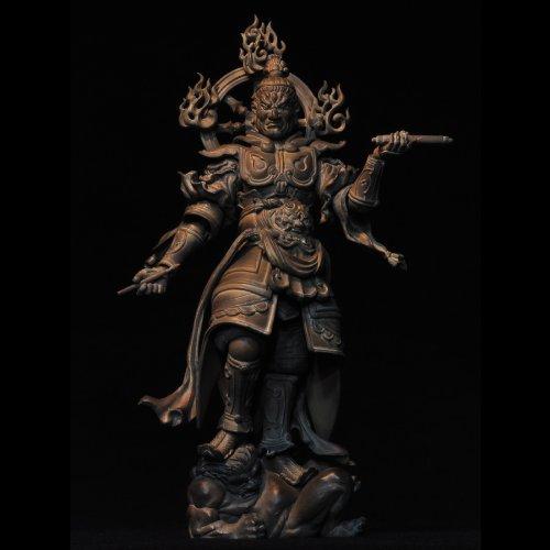 Revoltech Takeya 002EX Hiromokuten Wooden Edition Painted Action Figure Non-Scale ABS&PVC