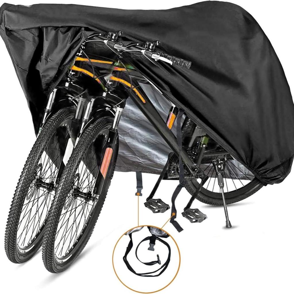 1PC Waterproof Bike Cover Oxford Windproof Dustproof Anti-UV Outdoor Bicycle Storage Protector for 1-2 Mountain Roa