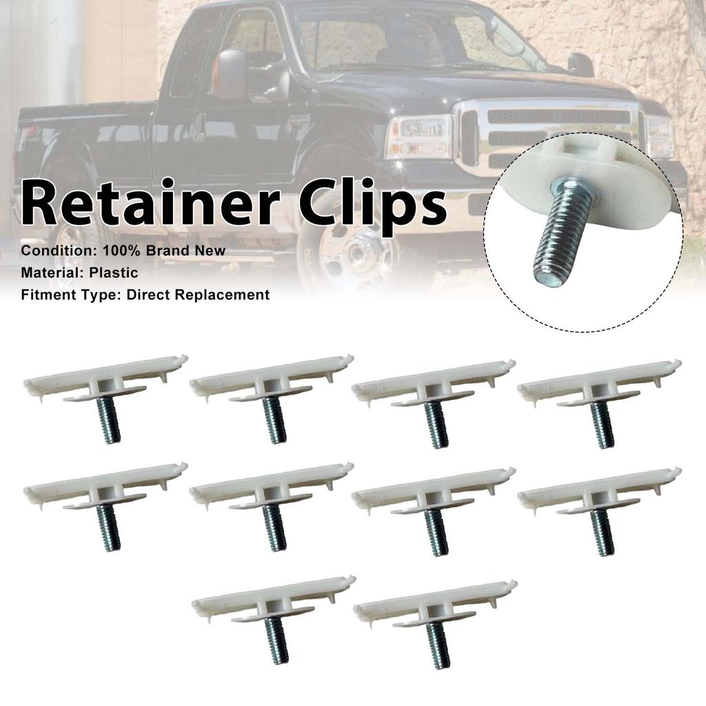 10PCS Automotive Retainer Clips F81Z16B294BC Fit Ford F81Z-16B294-BC