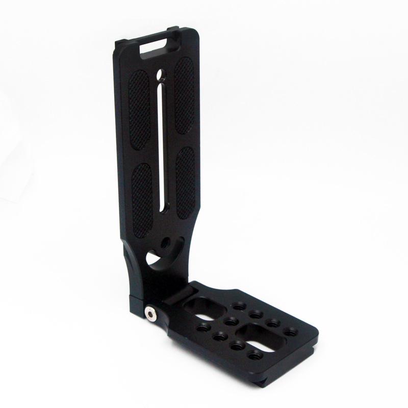 Aluminum DSLR Vertical Grip Plate for Zhiyun Gimbal L-Bracket