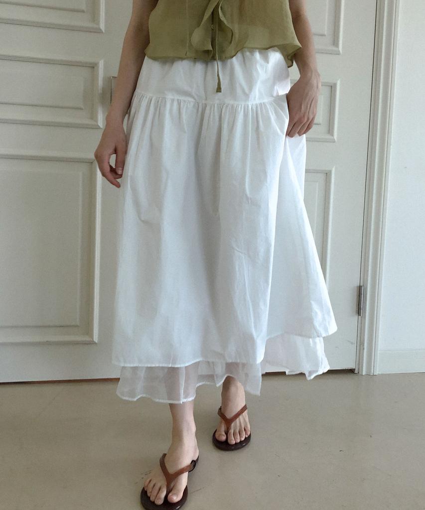 Delaidy Amor Shirring Skirt