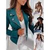 Fashion Warm Long Sleeve Jacket Women Autumn Winter Misfit Fringe Solid Women's Coats Slim Boyfriend Style Jackets Coat 17079 2025