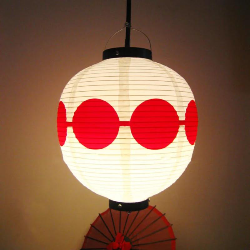 30cm Japanese Izakaya Outdoor Waterproof Decor Lanterns Sake Sushi Lamian Noodles Salmon Cuisine Restaurant Advertising Lantern