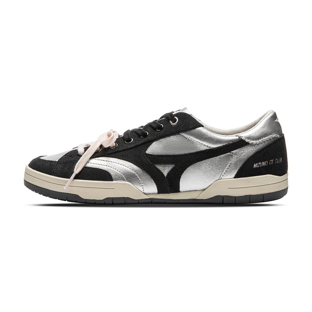 Mizuno CT CLUB Low Top Skateboard Shoes Unisex Black Silver D1GH261013