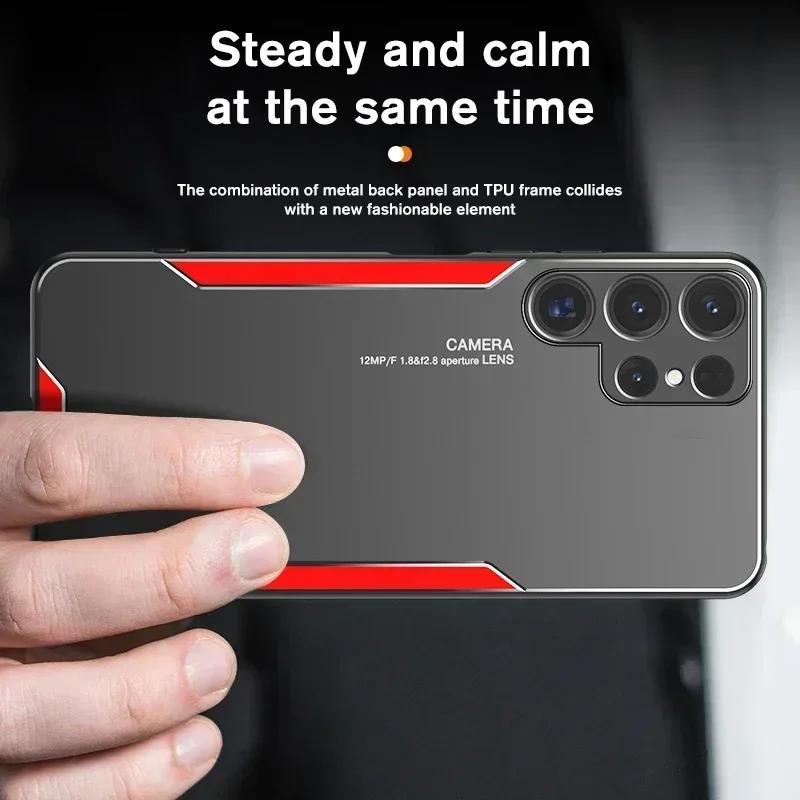 High End Business Rugged Matte Phone Case for Samsung S26 Ultra S26 Pro S25 Edge S24 S23 S22 S21 FE Plus Anti-Drop Shockproof Bumper Cover Funda