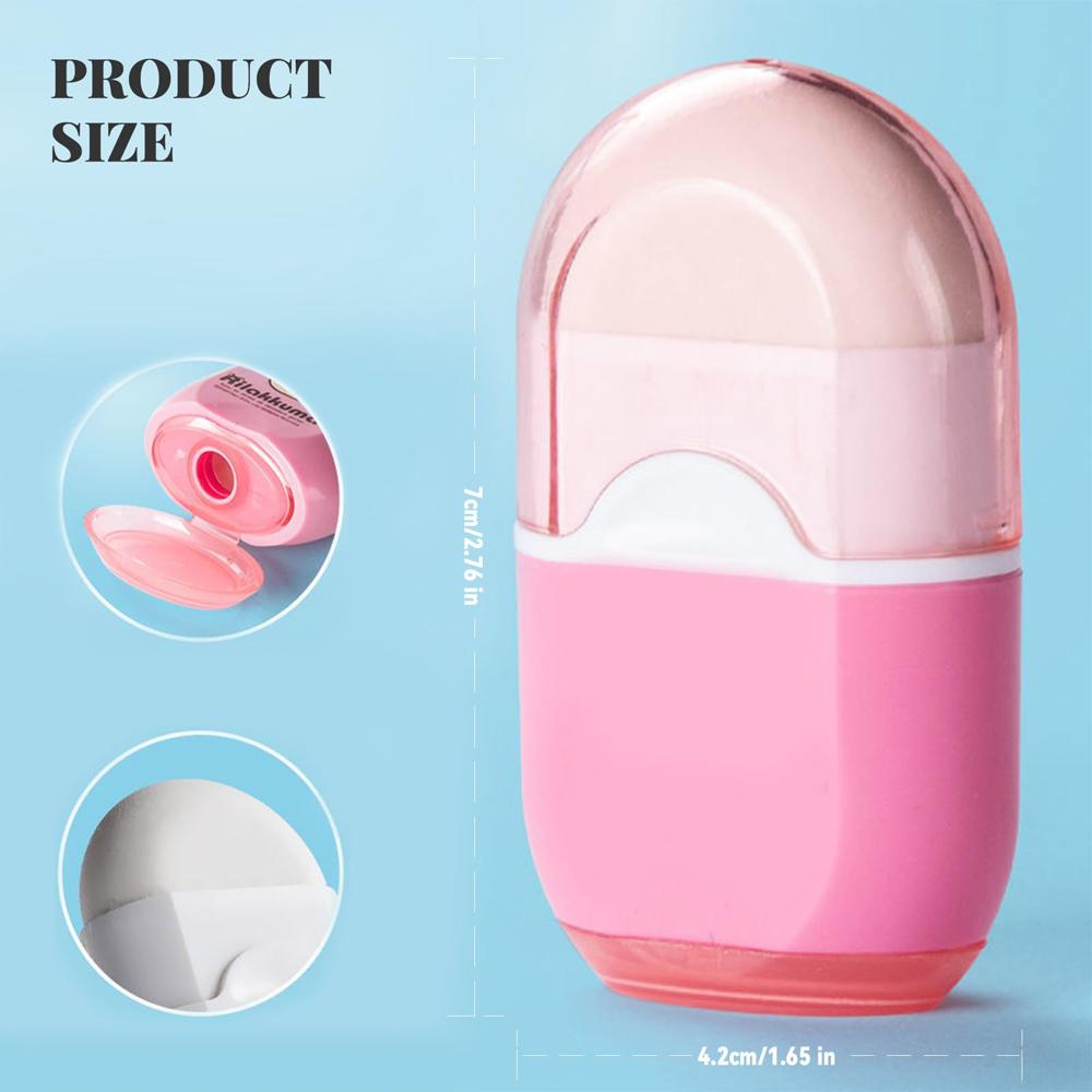 2 Pcs 2-in-1 Pencil Sharpener Manual Pencil Sharpeners with Container for Kids Adults Student School Home Office Supplies