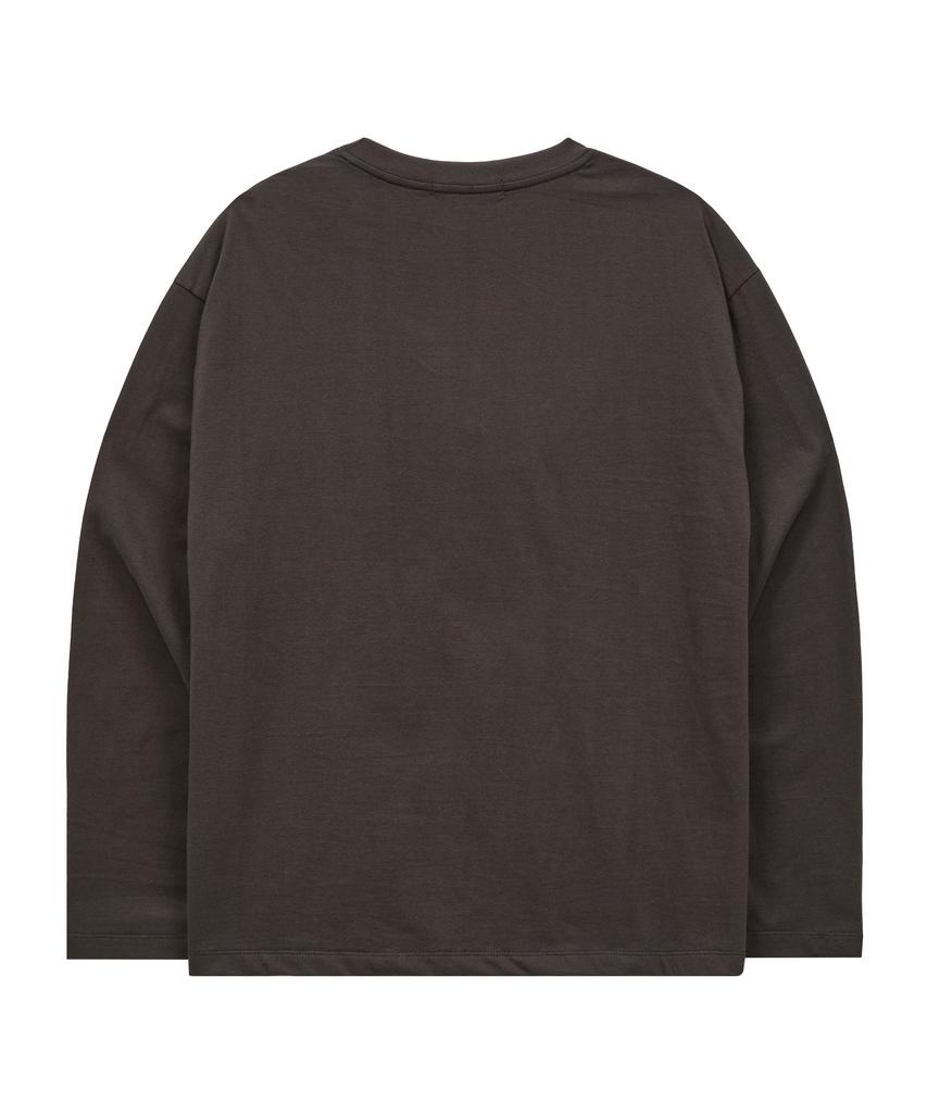 WAIKEI Maltese Archive Long Sleeve T-Shirt Ver.2 Charcoal