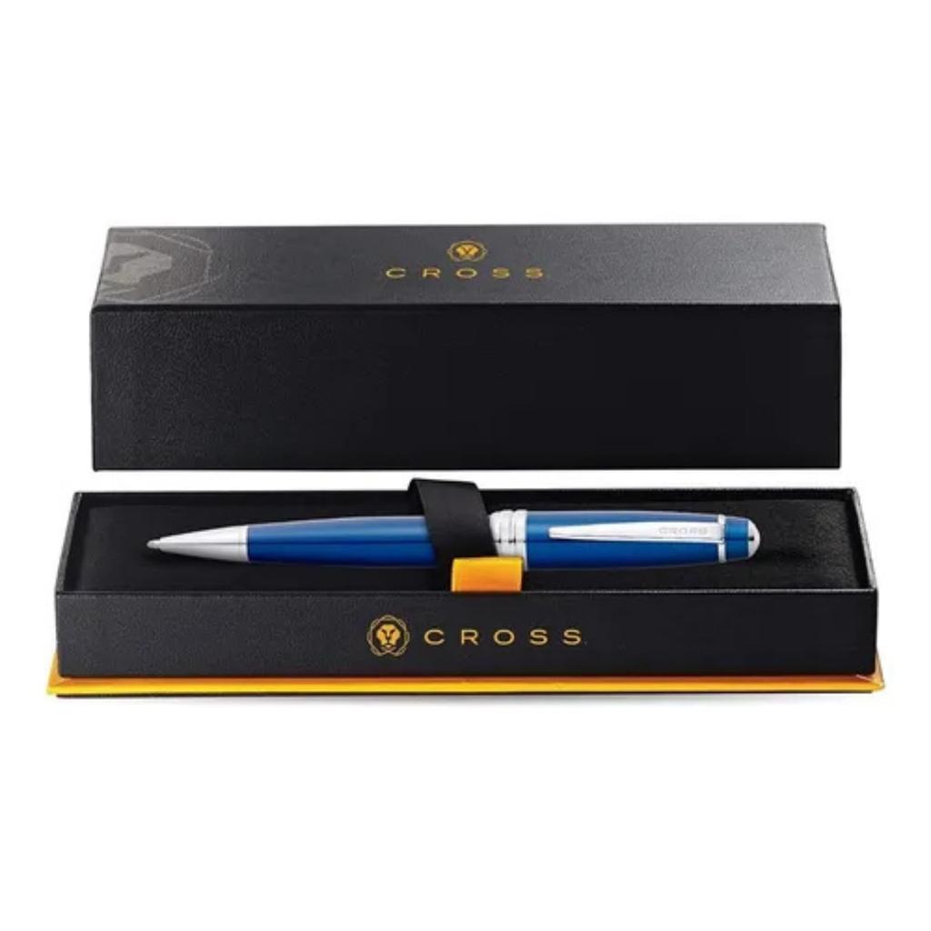 Personalized Cross Bailey Ballpoint Pen In Cursive (Blue)