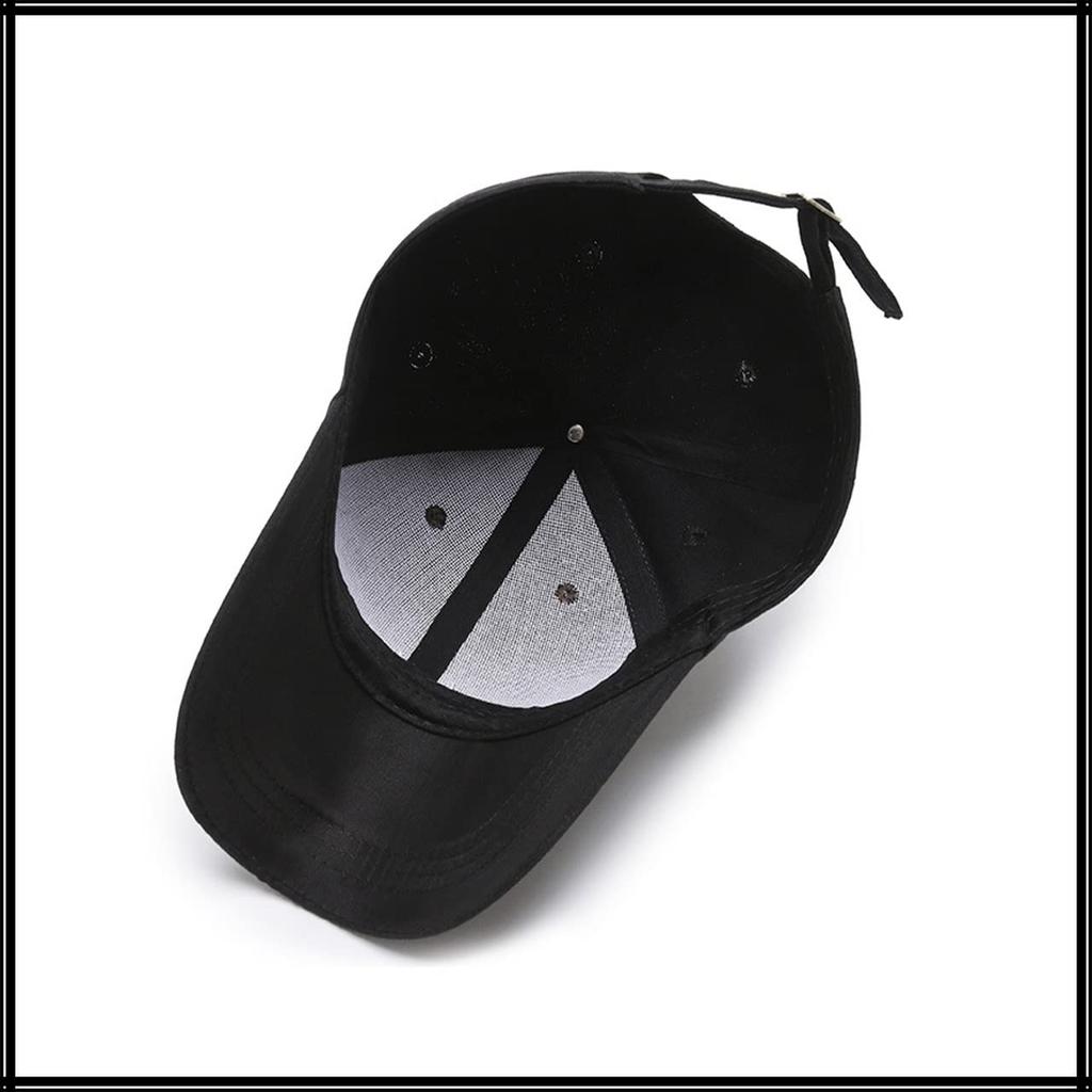 English Simple CA568 [White Fang] Hat, Letters, Logo, Cap, Design, Sports, Men's, Women's, (Blue)