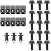 For Infiniti Nissan Engine Splash Shield Body Bolts Screws Fender Clips 28 PCS