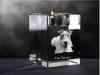 Fox Terrier Wire – Candle holder with dog photo, crystal tealight holder | Art-Dog