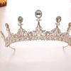 Pearl Rhinestone Bridal Headbands Crystal Bridal Crown Princess Diadem  Women Bride