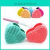 Classic Silicone Heart Make Up Brush Cleaner Pad Perfect For All Your Needs