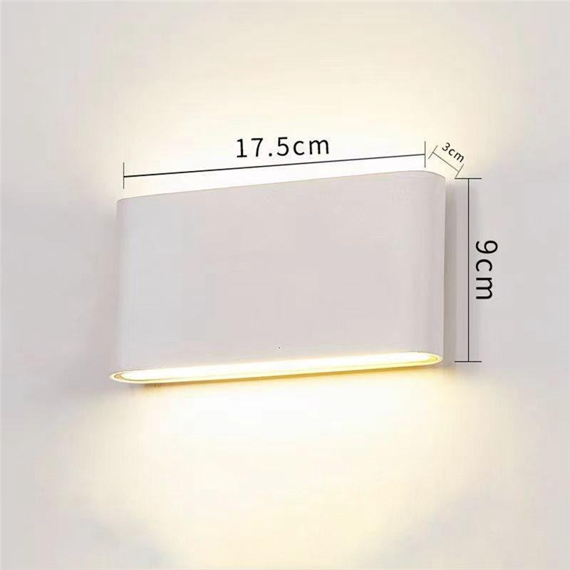 

ABUL-Living Room Bedroom Balcony LED Outdoor Waterproof Wall Lamp Wall Light Exterior Wall Lamp Sconce Fixtures White білий