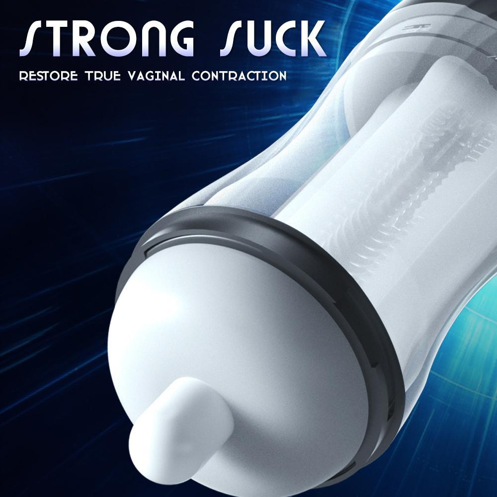 Male Masturbator Toys Automatic Sucking Masturbation Cup For Men Deep Throat Oral Vagina Suction Blowjob Vibrating Sex Toys
