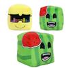 Nuovo15cm Peluche Sole e Melone Cartone Animato Anime Bambole Carine Giocattolo Morbido Riempito Regalo di Compleanno Speciale Per Bambini Adulti e Decorazione della Stanza