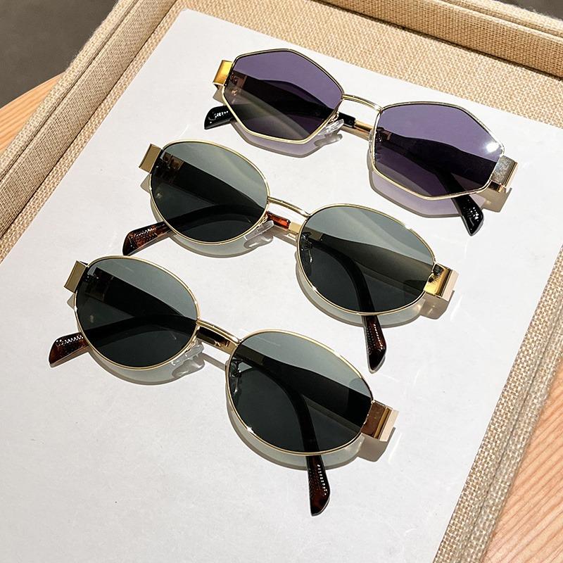 

2 шт. Модные очки Y2K с круглой оправой для мужчин и женщин, без диоптрий, трендовые аксессуары, парные