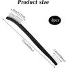 10PCS Double Ended Nylon Cleaning Brushes, Small Brush for Detail Cleaner Double-Ended Detail Clean Brush Set Crevice Cleaning Tool -Black &