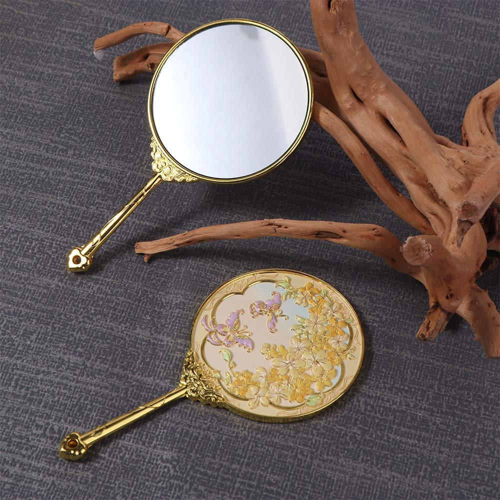 Portable Cosmetic Mirror Butterfly Makeup Mirror Exquisite Chinese-style Handheld Mirror Makeup