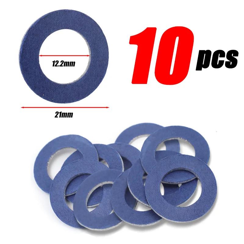 Car Screw Gasket for Toyota Cars Engine Seal Aluminum Oil Drain Plug Screws Washers Wear Part Automotive Replacement Accessories