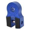Winch Shackle Mount 30000Lbs Loading Iron Pin Rubber Guard Universal for ATV Pickup Soft Shackle D Ring Blue
