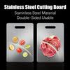 3pcs Premium Stainless Steel Cutting Board Set - Durable, Easy To Clean, Rust-Resistant, BPA-Free, Space-Saving Kitchen Ready for Food Preparation