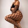Sexy Fishnet Bodystockings For Women Erotic Crotchless Lingerie Mesh Hollow Bodysuits Porno Underwear Female Teddies Bodysuit