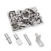 104 Pieces Shelf Pins Holders 4 Multi Functional Portable Practical Support Pegs for Wardrobe