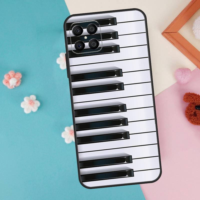 Klaviertasten Musikalisch Hülle Für Honor 200 Pro 50 70 90 X9a X8a X8 X9 X8b X9c X9b Honor Magic 7 5 6 Lite Pro Abdeckung