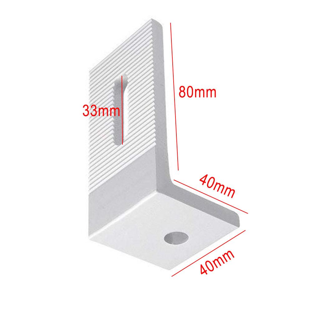 1/4/10pcs Solar Panel Module Aluminum Bracket L Solar Mount Bracket For RV Boat Off Grid Roof Solar System Accessories