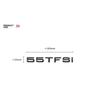 For 2s Chrome Black 3D Letters 30TFSI 35TFSI 40TFSI 45TFSI 50TFSI 55TFSI Rear Trunk Emblem Badge Sticker Car AcessoriesA1