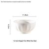 2025 Pure White Ceramic Dishware Set: Bowls, Plates, and Chopsticks for New Homes