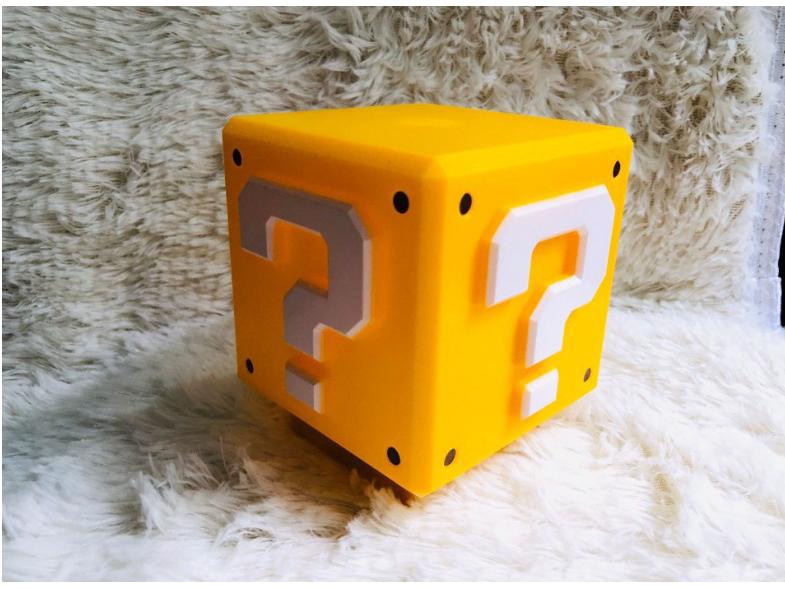 Creative Mario LED Question Block Night Light - Trendy Home Decor Ornament Gift