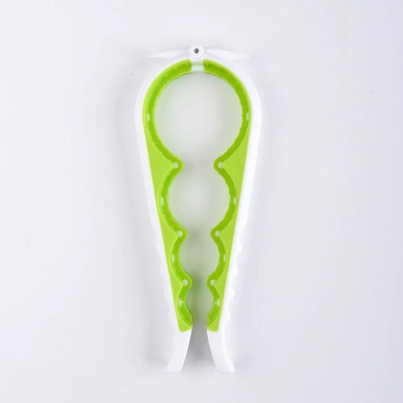 New Can Opener Multi Functional Four in One Beverage Bottle Opener Cap Twister Four Position Can Opener Anti Slip Cap Twister