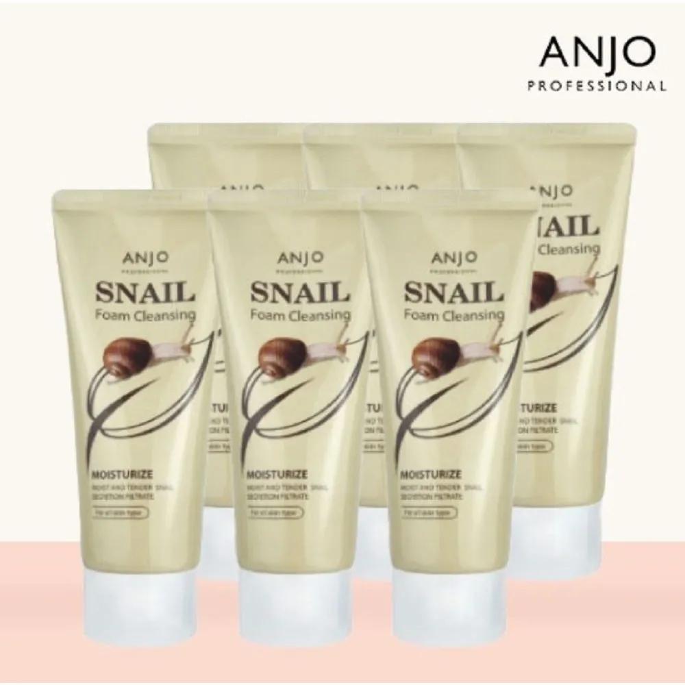 [ANJO] Snail Nourishing Deep Cleansing Foam 100ml 6 Pieces