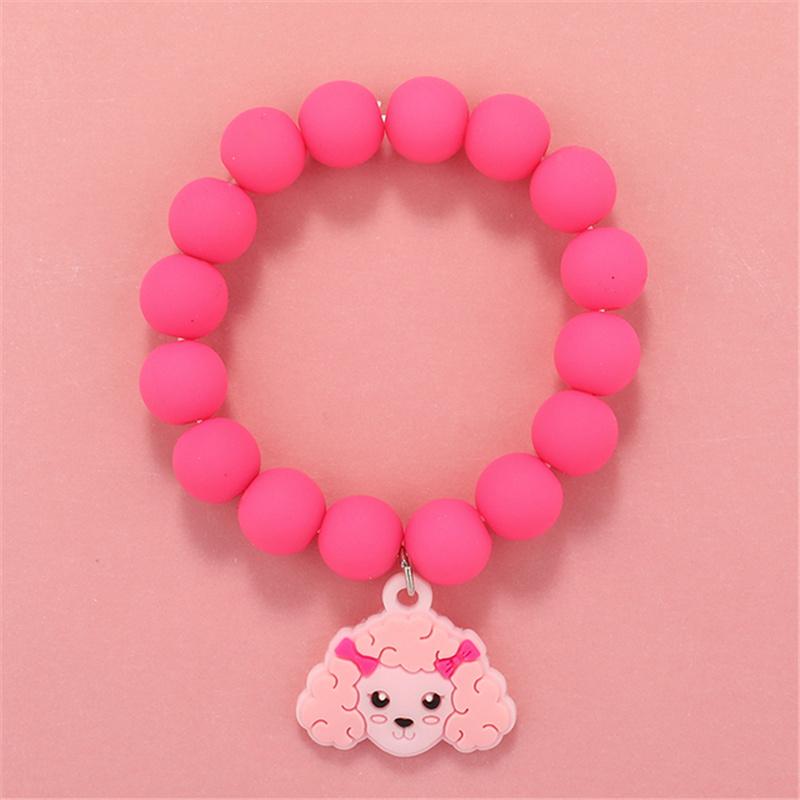 Makersland Cute Popcorn Beads Bracelet Friendship Glass Bracelets For Girls Star Moon Cloud Flower Zircon Accessories Wholesale