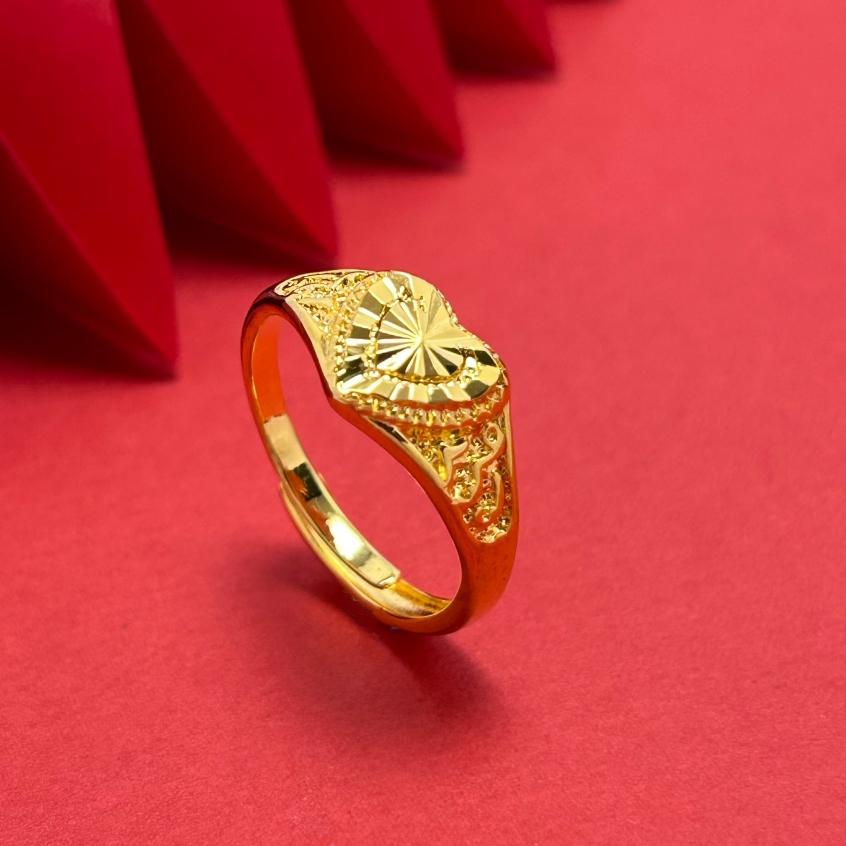 24K Gold Color Branch Leaf Rings For Women Adjustable Open Ring Non Tarnish Wedding Band Trendy Jewelry Accessories Gifts