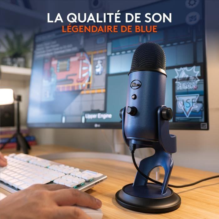 Microphone - Sans fil - LOGITECH G - Yeti - Compatible PC et MAC - Bleu