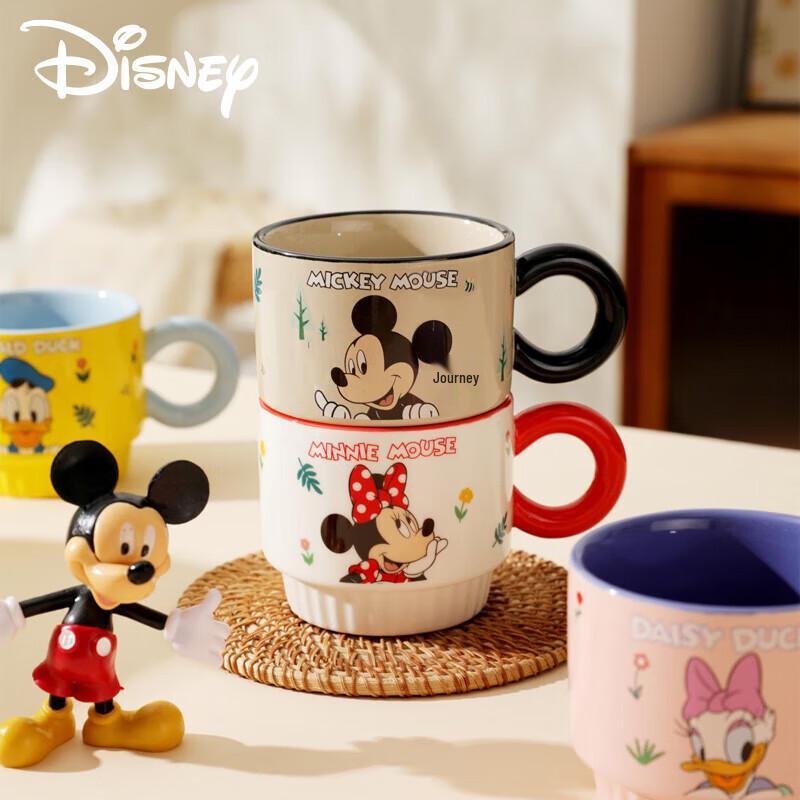 Disney Mickey & Minnie Stackable Ceramic Mugs 2-Pack