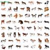 60 Pcs Horse Stickers Pack – Waterproof Vinyl Decals for Laptop, Water Bottle & Scrapbooking