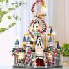 Zámek pro princeznu Stavební bloky kompatibilní s Lego: Náročná dospělá hračka model dárek pro přítelkyni
