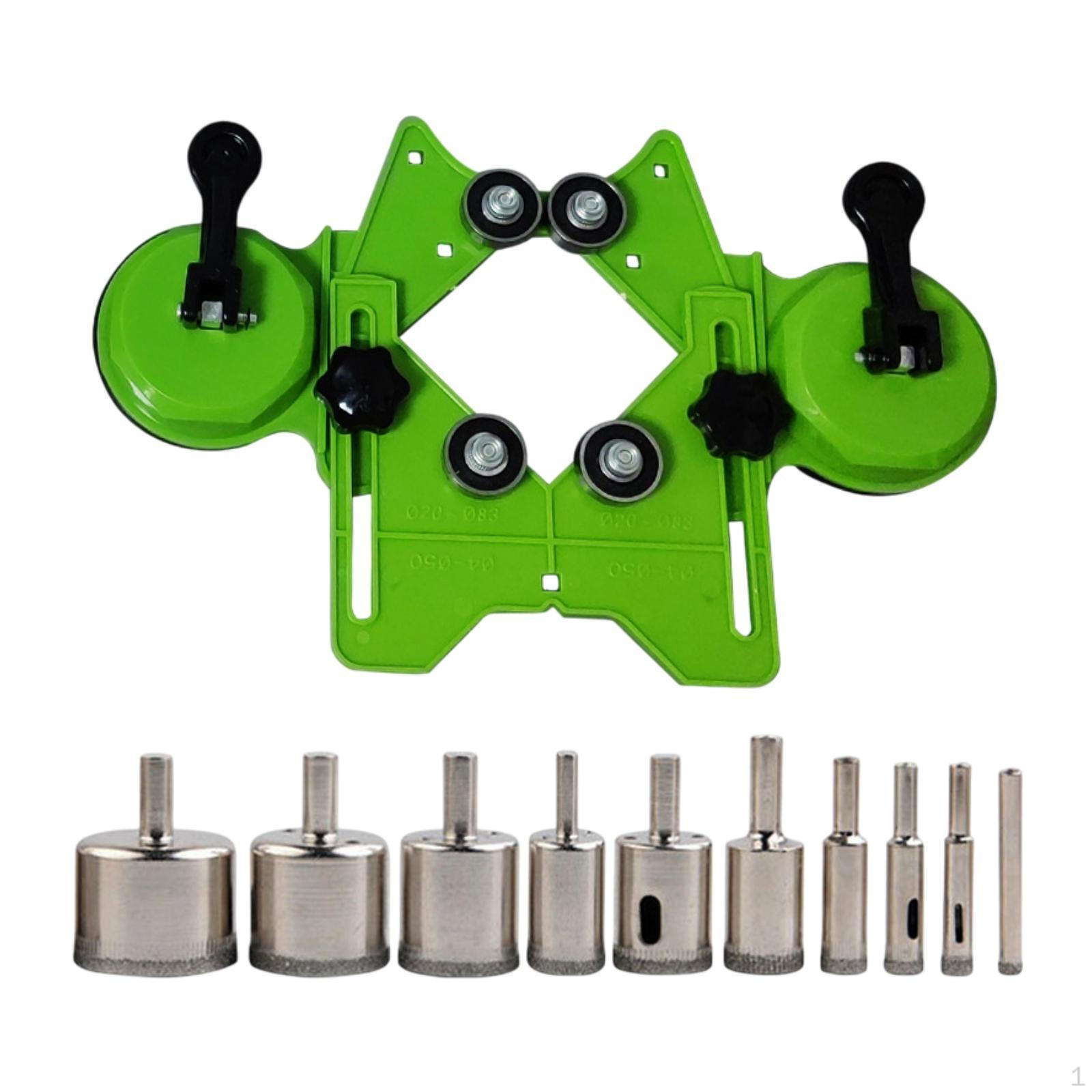 

Регулируемый центрирующий держатель для локатора отверстий с вакуумным присосом и 10 режущими кромками Double Suction Cup