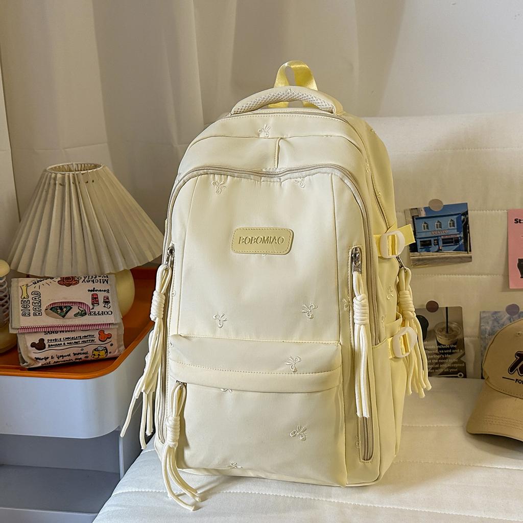 Schoolbag cute girl schoolbag large capacity college style junior high school girl high school college student backpack leisure travel backpack