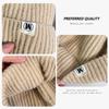 M standard knitted hat women's winter thickened warm cold hat showing face small couple versatile outdoor cold wool hat