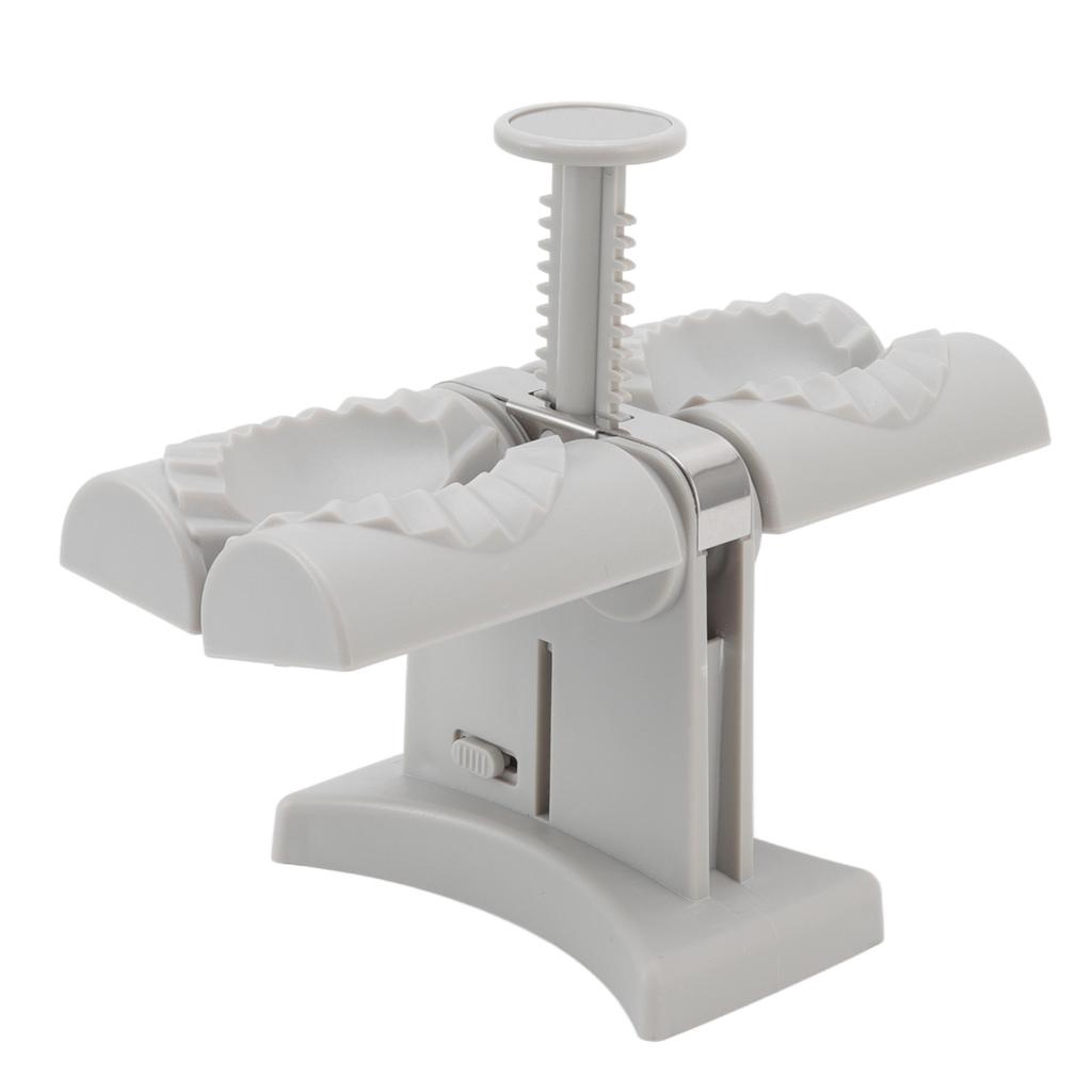 Dumpling Mold Machine Automatic ABS and Stainless Steel Double Head Dumpling Maker for Home Kitchen