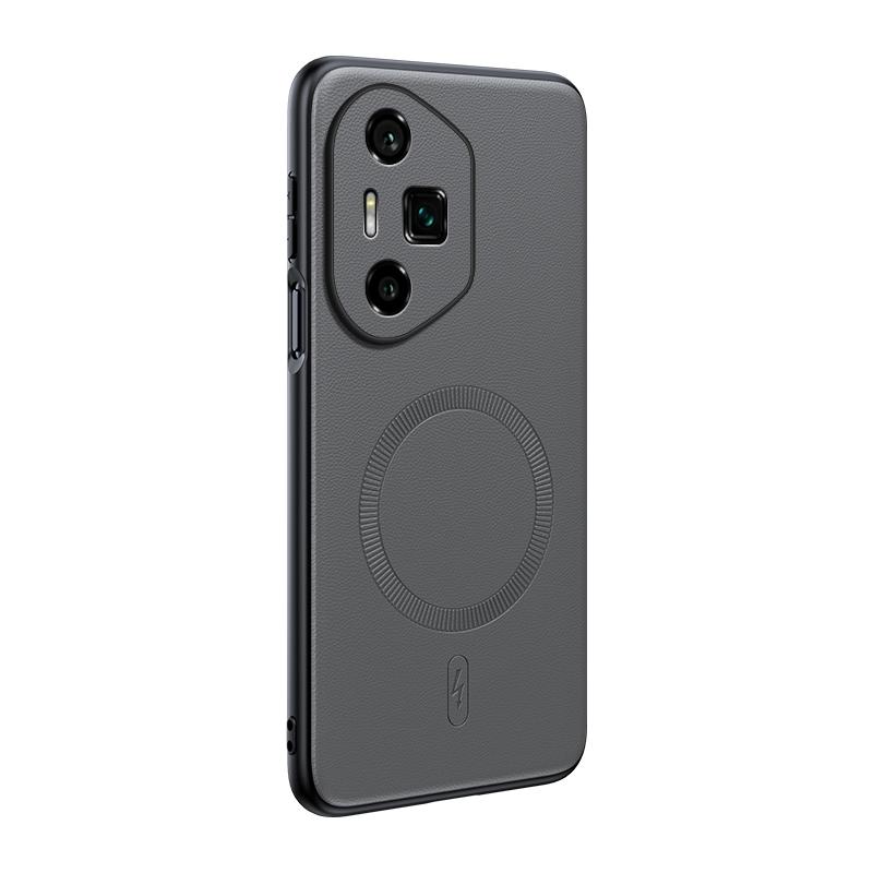 For Honor 300 Ultra Case Magnetic Leather Shield Cover For Honor 300 Ultra High Quality Anti-Fingerprint Non-Slip PC+TPU