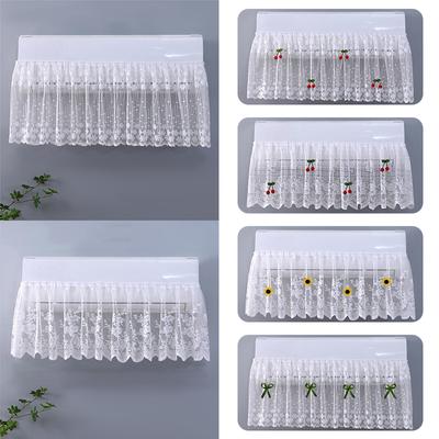 1PC Lace Anti-direct Blowing Air Conditioner Air Conditioner Cover Cloth  Windshield Curtain