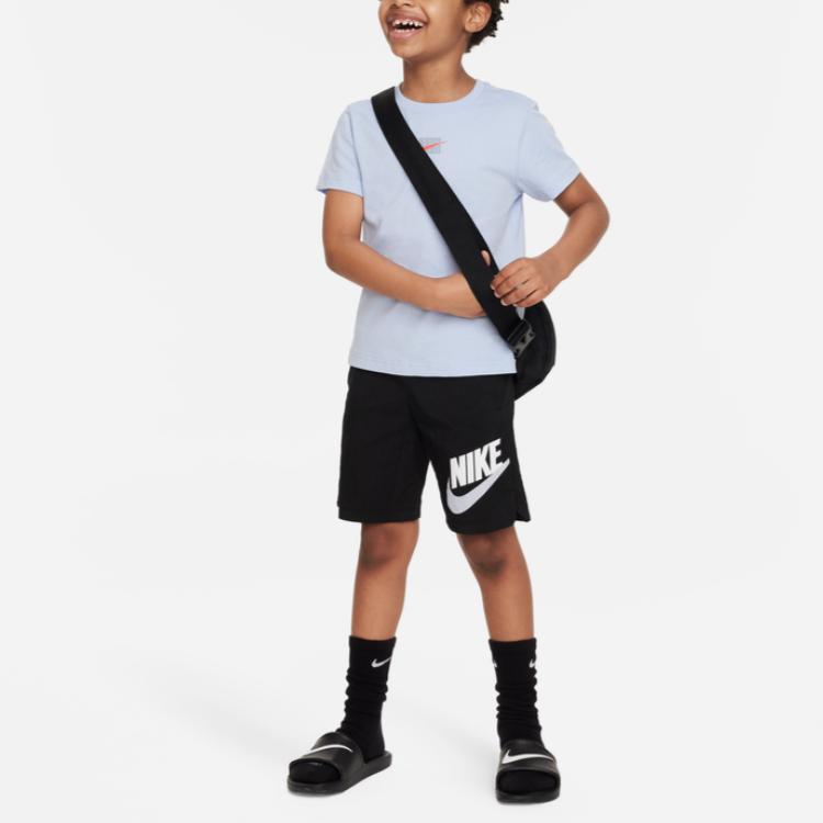 

Nike G Cel Graphic Print Round Neck Short Sleeve T-Shirt Kids Tops Cobalt-Blue FQ0722 S