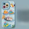 Cartoon Compatible with Apple 16, Anime 15plus14, Silicone Soft Case 13, Mini Phone Case Promax