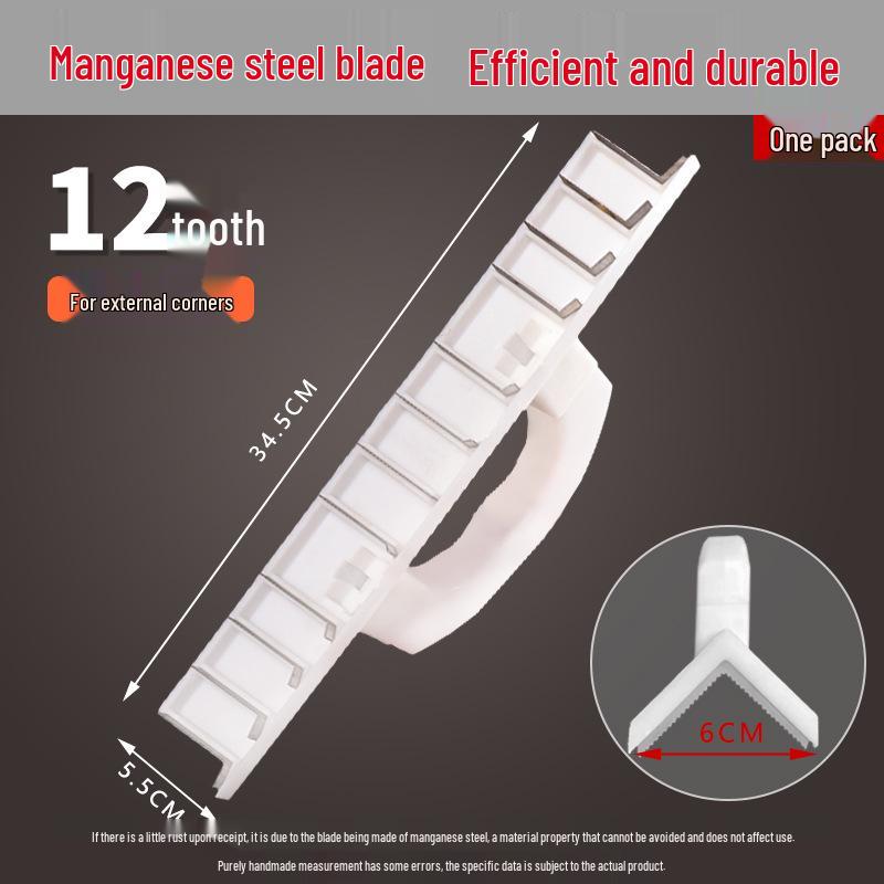Thickened Wall Planer with Serrated Manganese Steel Blade for Inner and Outer Corners